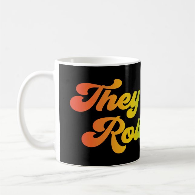 Caneca De Café Eles me veem Rollin' - cadeira de rodas (Esquerda)