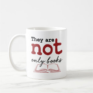 Caneca De Café Eles Não São Apenas Books Bookworm Lover