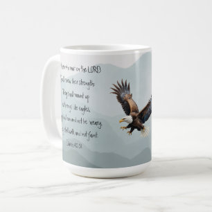 Caneca De Café Eles Que Esperam no Senhor Águia Isaías