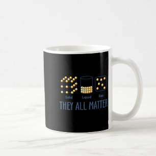 Caneca De Café Eles Todos Sólido Líquido Gás Diversão Ciência
