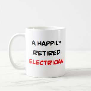 Caneca De Café eletricista aposentado