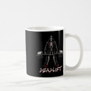Caneca De Café Elevação de Peso das Piadas de Halloween