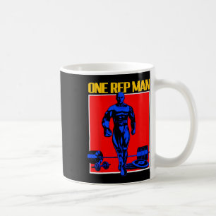 Caneca De Café Elevação de Peso do Homem-Representante