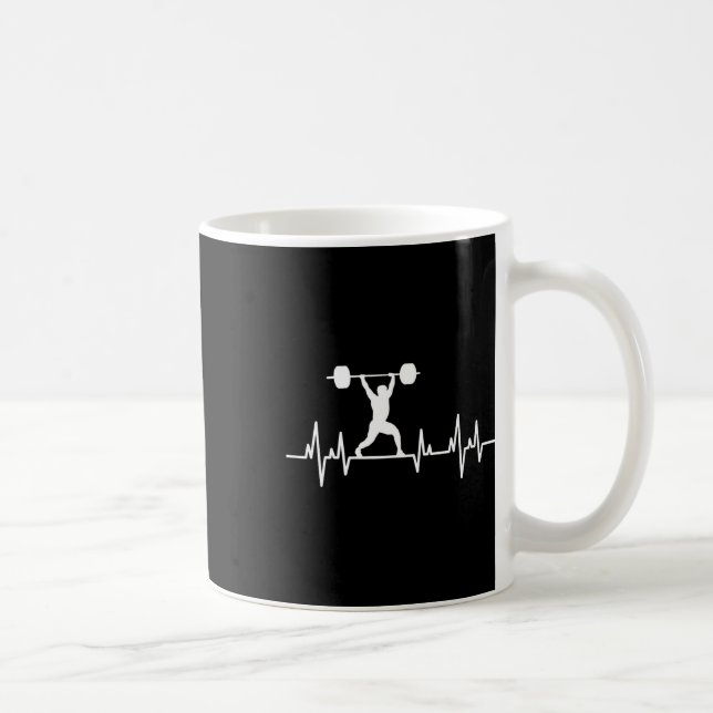 Caneca De Café Elevação de peso Elevação do poderoso edifício de  (Direita)