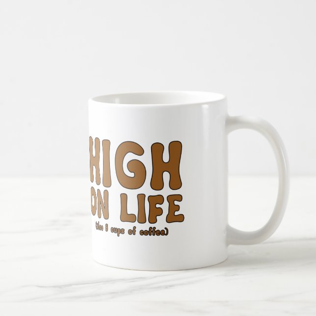 Caneca De Café Elevação na vida (também 6 chávenas de café) (Direita)