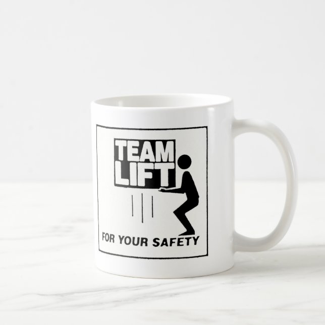 Caneca De Café elevador novo da equipe (Direita)