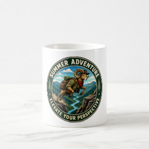 Caneca De Café Eleve Sua Perspectiva Aventura de Caminhada Ram
