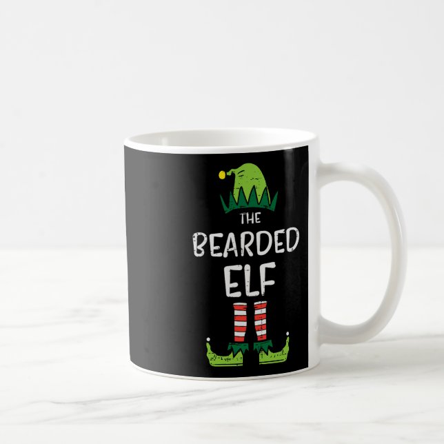 Caneca De Café Elf Coincidindo Natal Para O Tio Da Família (Direita)