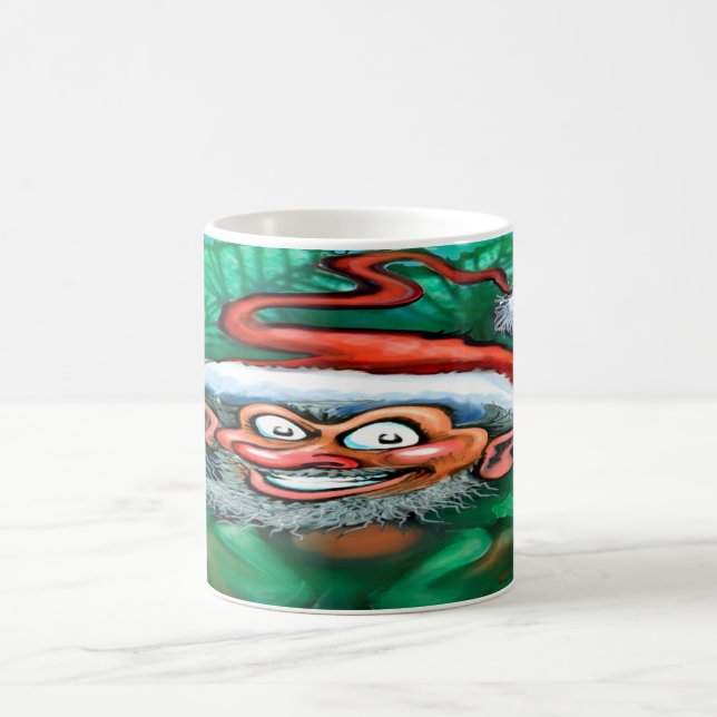Caneca De Café Elf de Natal (Centro)
