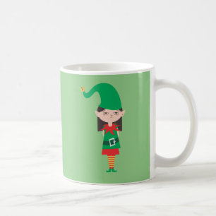 Caneca De Café Elf Feliz de Natal