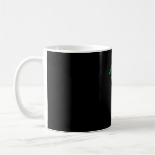 Caneca De Café Elf Jogador de Basquete Esportes de Natal X-Mas