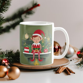 Caneca De Café Elf No Shelf Coffee Mug