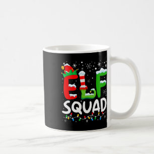 Caneca De Café Elf Squad Christmas Family Matando Xmas Elf Pajam