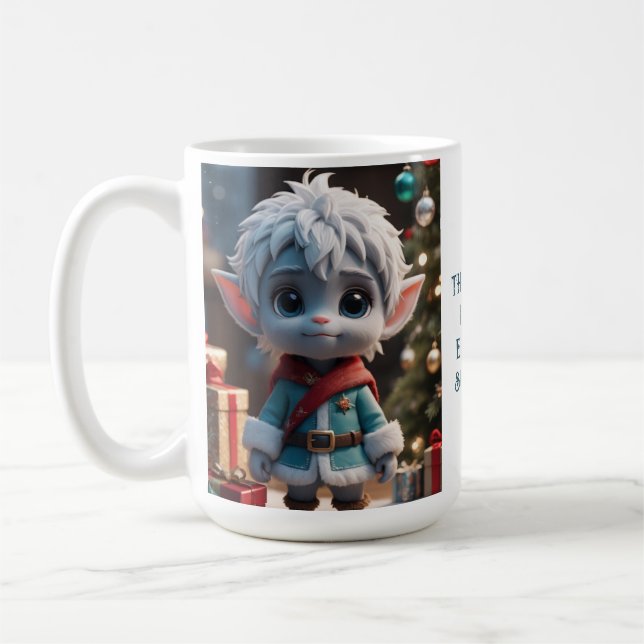 Caneca De Café Elfo de Inverno (Esquerda)