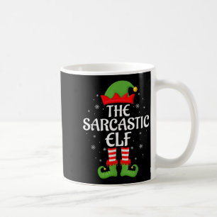 Caneca De Café Elfo Sarcástico Natal Família Correspondente Esqua