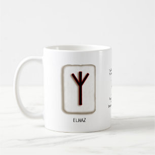 Caneca De Café Elhaz Rune Stone Mug