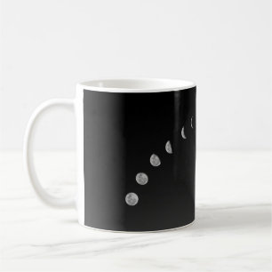 Caneca De Café Elipse lunar da fase lunar