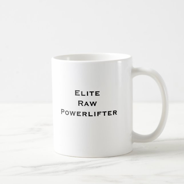 Caneca De Café Elite Powerlifter cru (Direita)