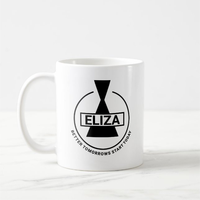 Caneca De Café Eliza: Melhor Amanhã Começa Hoje Mug (Esquerda)