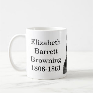 Caneca De Café Elizabeth Barrett Browning citação sobre escreve