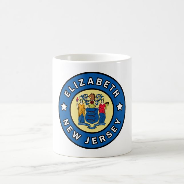 Caneca De Café Elizabeth New Jersey (Centro)