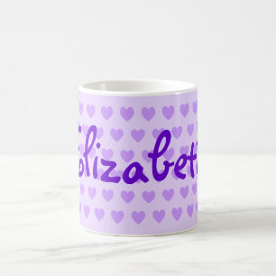 Caneca De Café Elizabeth no roxo