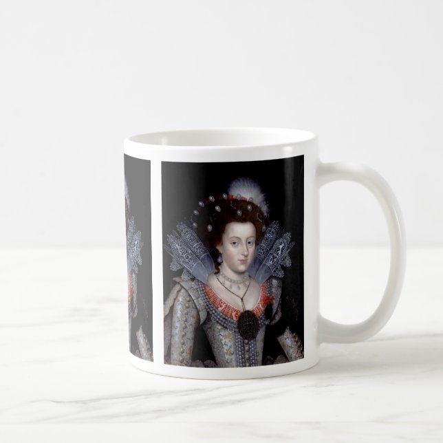 Caneca De Café Elizabeth, Rainha Inverna da Boêmia Coffee Mug (Direita)