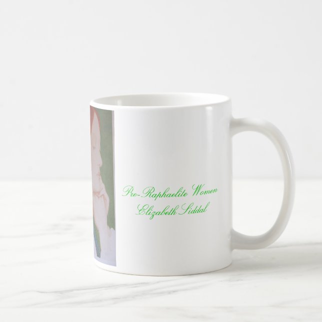 Caneca De Café Elizabeth Siddal - poesia (Direita)