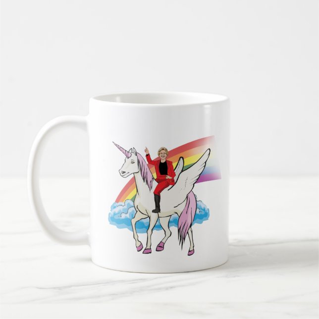 Caneca De Café Elizabeth Warren Mágica (Esquerda)