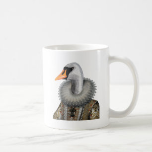 Caneca De Café Elizabethan Swan