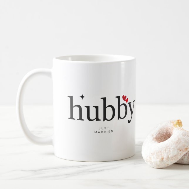 Caneca De Café Elliot Ness - Recem casados Hubby Mug (Com Donut)