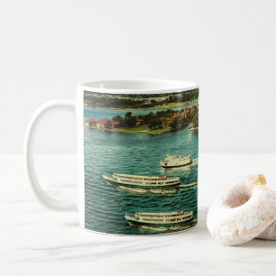 CANECA DE CAFÉ ELLIS ISLAND - CIDADE DE JERSEY - NOVA IORQUE
