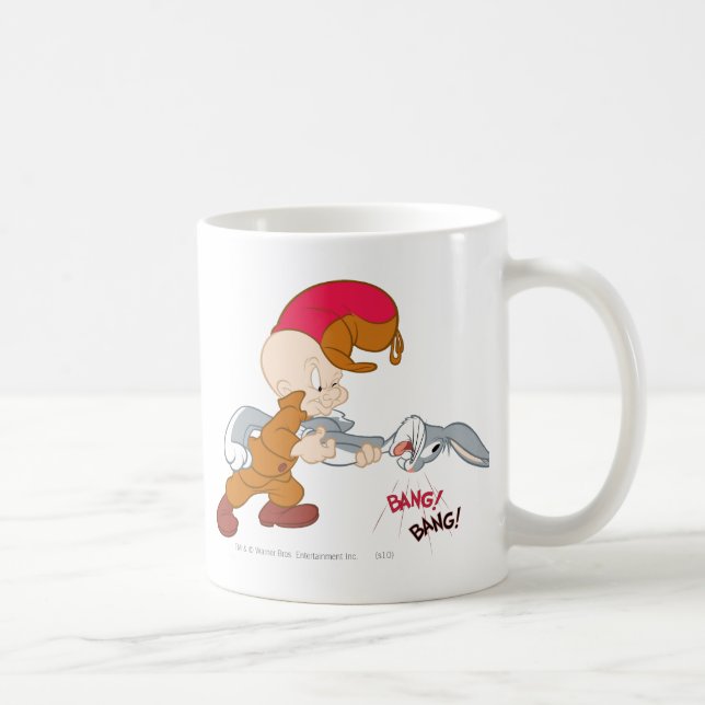 Caneca De Café ELMER FUDD™ e BUGS BUNNY™ (Direita)