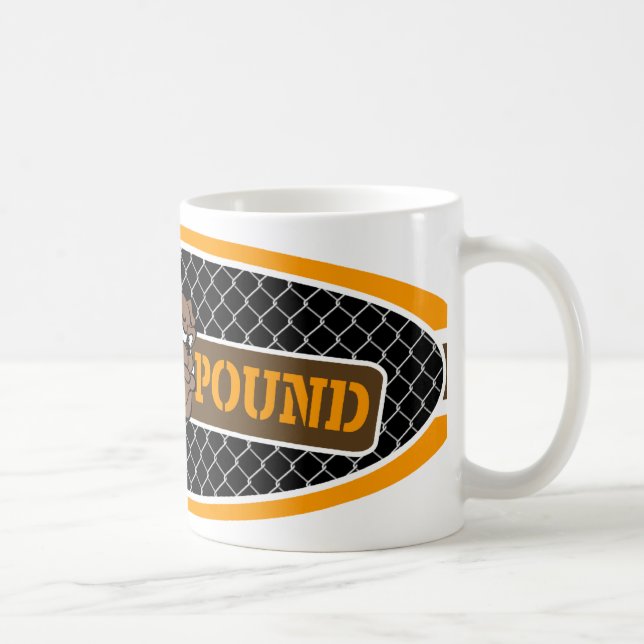 Caneca De Café Elo de corrente da libra de Dawg (Direita)