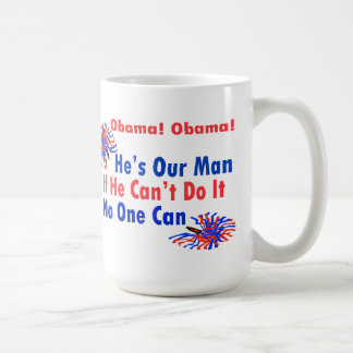 Caneca De Café Elogio de Obama Pom Poms