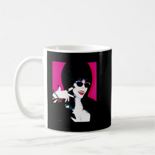 Caneca De Café Elvira popart 1