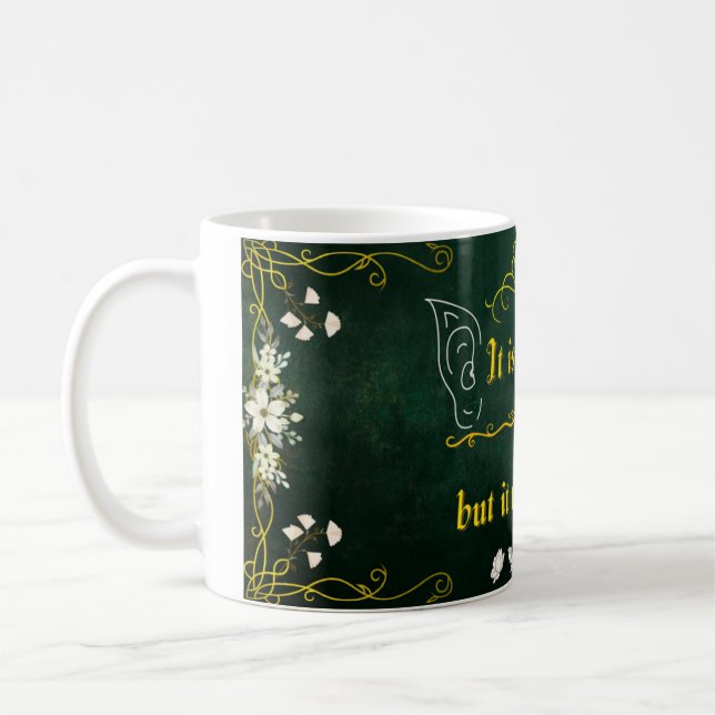 Caneca De Café Elvish Wine (Esquerda)