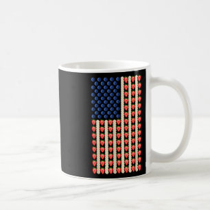 Caneca De Café Em 4 De Julho, Strawberry Jello Usa Flag Cake Men 