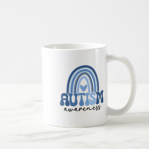 Caneca De Café Em abril, Vestimos a Autismo Azul Autismo Conscien