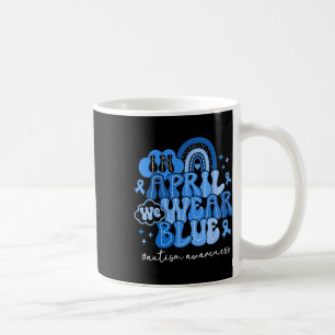 Caneca De Café Em abril Vestimos Homens de Consciência do Autismo