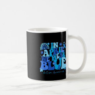 Caneca De Café Em abril Vestimos Homens de Consciência do Autismo