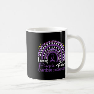 Caneca De Café Em agosto Vestimos Awarenes de Sobredosagem do Arc