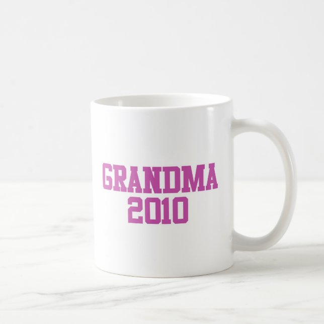 Caneca De Café Em breve será vovó em 2010 (Direita)