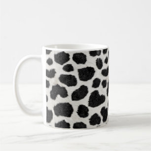 Caneca de Café em Cerâmica Branca com Estampa de V