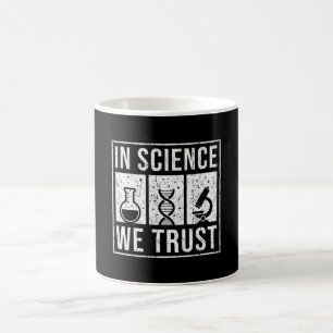 Caneca De Café Em Ciência Confiamos