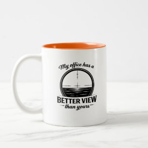 CANECA DE CAFÉ EM DOIS TONS