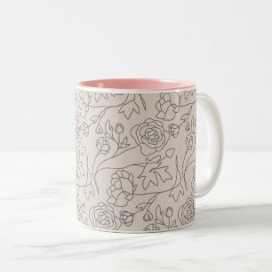 CANECA DE CAFÉ EM DOIS TONS 