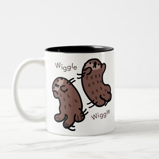 CANECA DE CAFÉ EM DOIS TONS おむりラッコ (Esquerda)