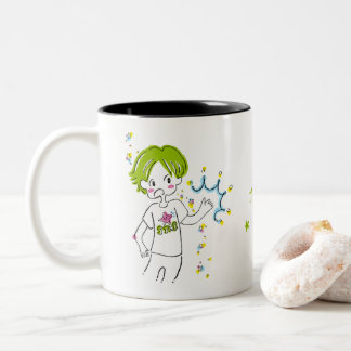 CANECA DE CAFÉ EM DOIS TONS なんでやねん！！ボーイ、渾身のつっこみ