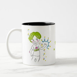 CANECA DE CAFÉ EM DOIS TONS なんでやねん！！ボーイ、渾身のつっこみ